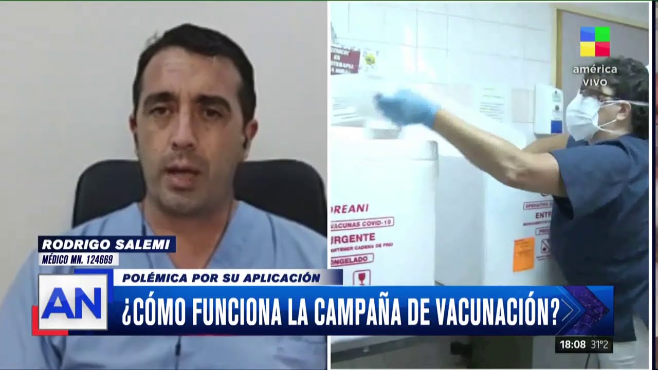Alberto Fern&aacute;ndez recibi&oacute; la primera dosis de la vacuna rusa