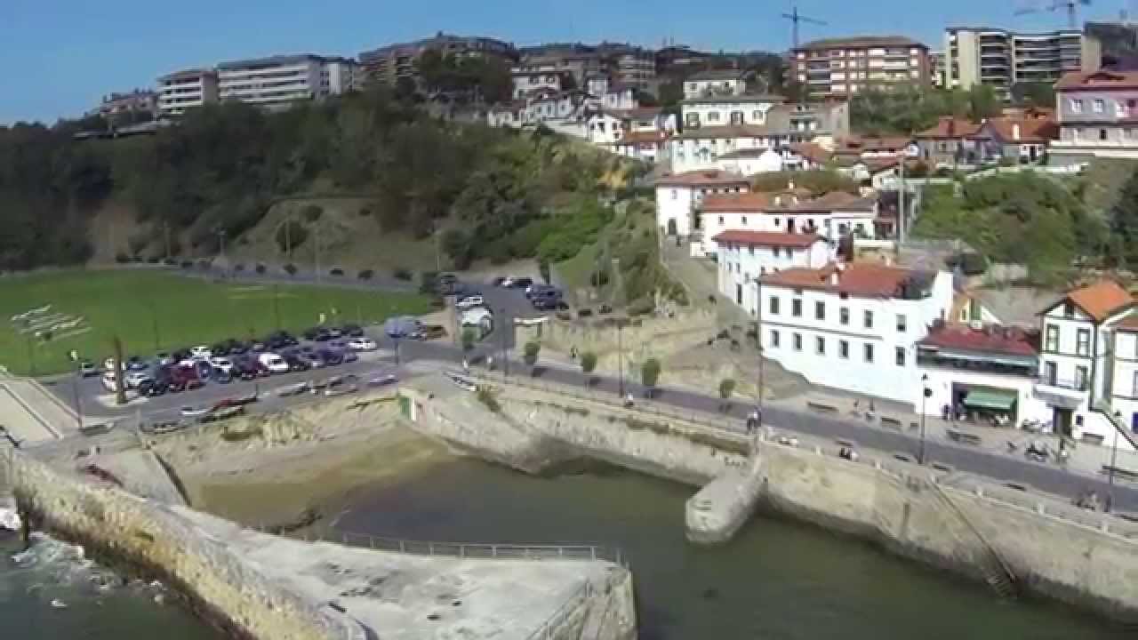 Puerto viejo de Algorta, a vista de dron
