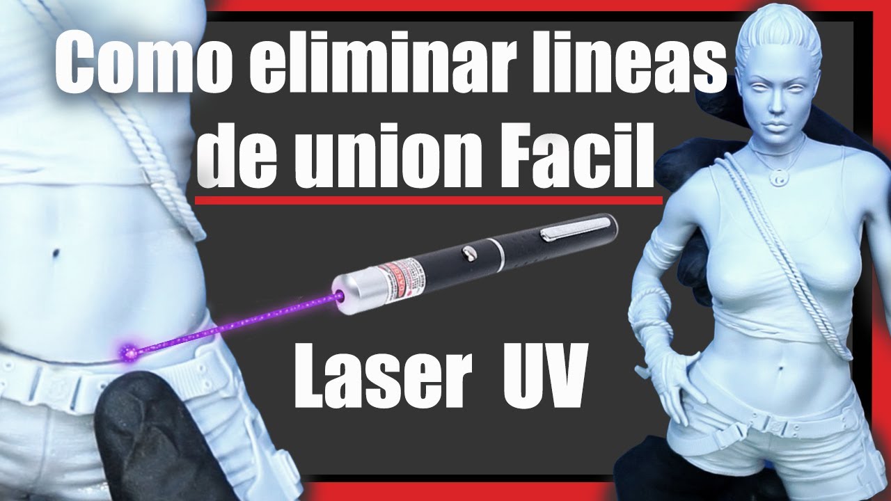 Como Quitar líneas de unión y preparar para pintar impresiones 3D//Postprocesado impresión de resina