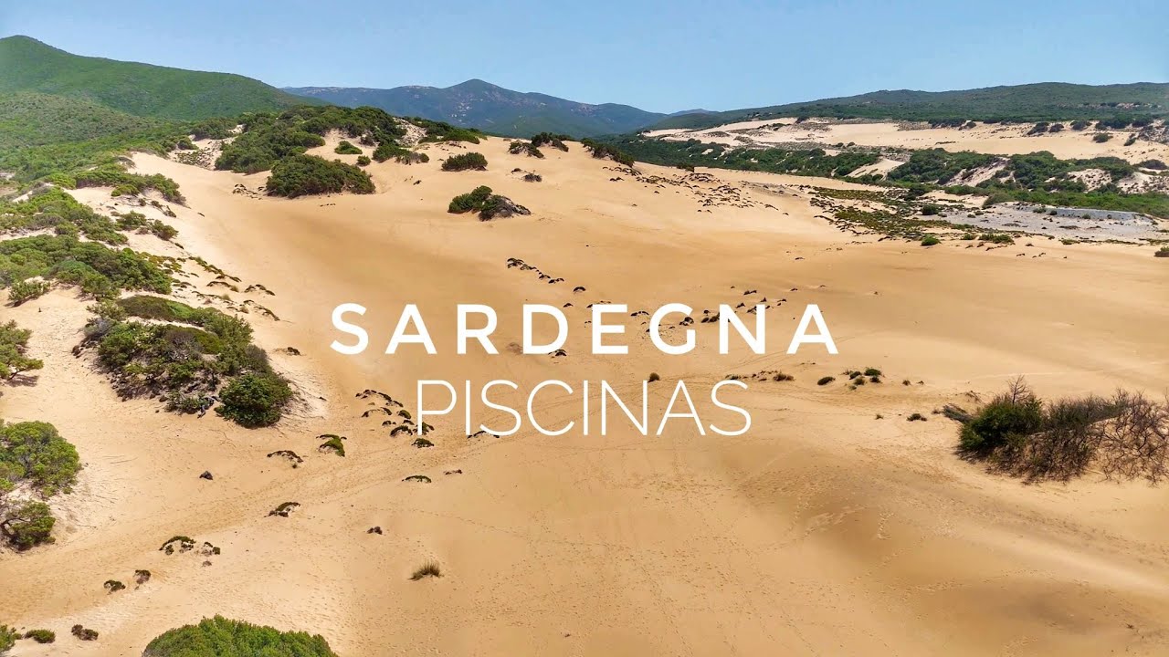 Le Dune di Piscinas il deserto di sabbia in Sardegna 4k