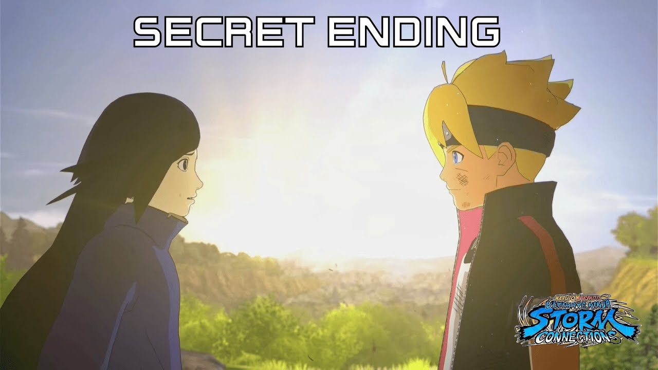 Boruto saves Nanashi Uchiha (Secret Ending) in Naruto Storm Connections