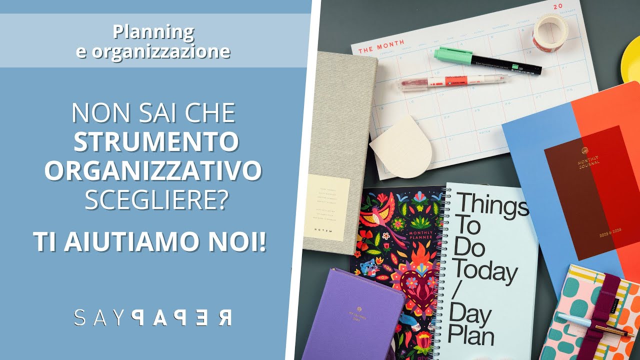 Non sai che strumento organizzativo scegliere? Ti aiutiamo noi!