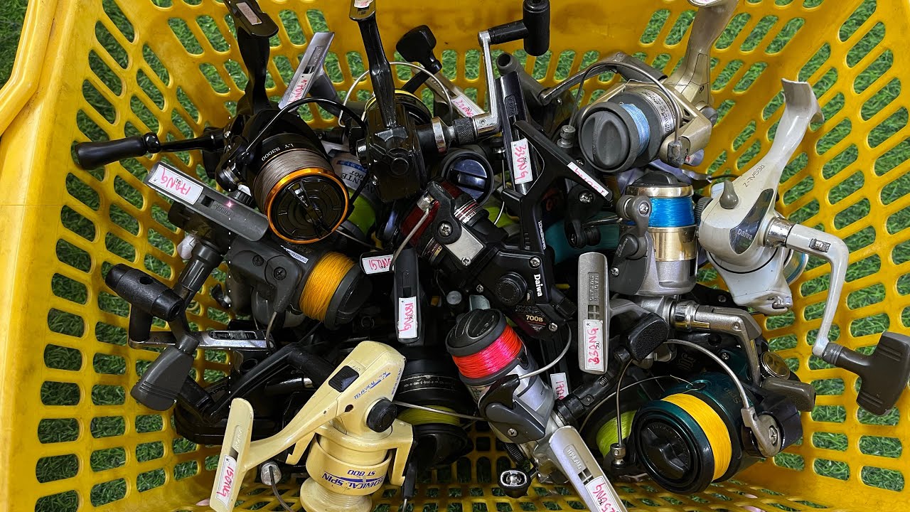 Video 917: Thanh lí lô máy câu bãi giá tốt - Máy Daiwa, Shimano,…