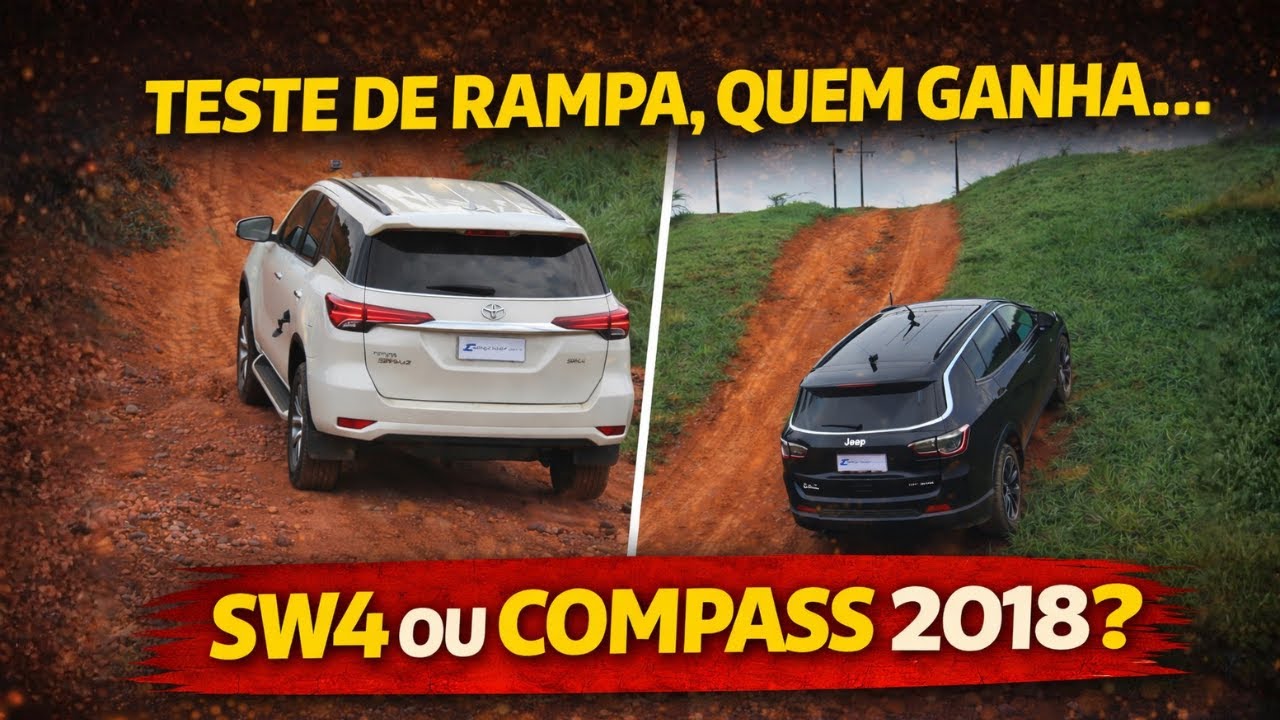 Colocamos Compass e SW4 2018 no limite… olha o que aconteceu! #sw4vscompass