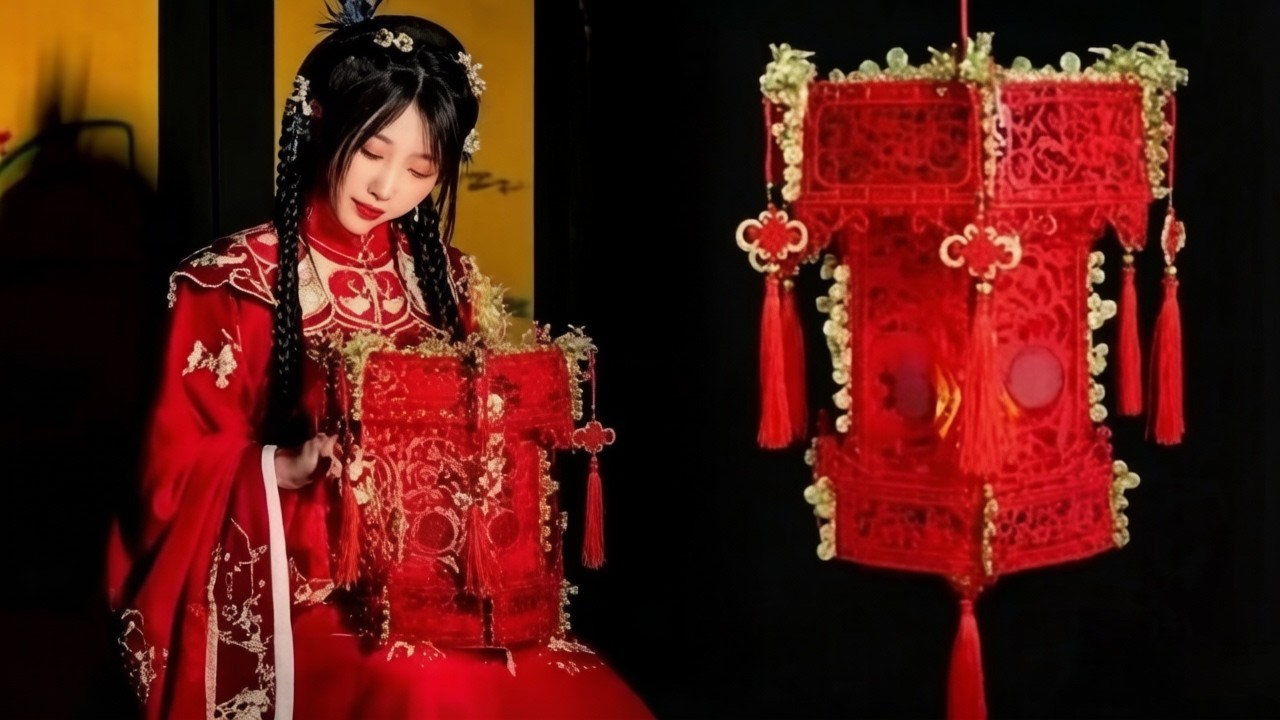 爆肝100小時！ 10000次手工雕刻，手工大神用餅乾盒做喜慶的流光龍馬報春燈！ | 雁鸿Aimee