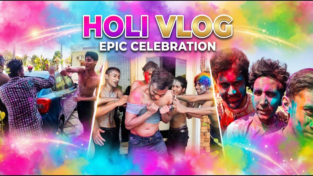 Holi vlog🥴|crazy fun😂😂