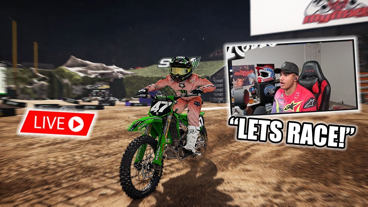 🔴 LIVE – BANGING BARS with DUDES ALL DAY W/ Viewers in MX BIKES!