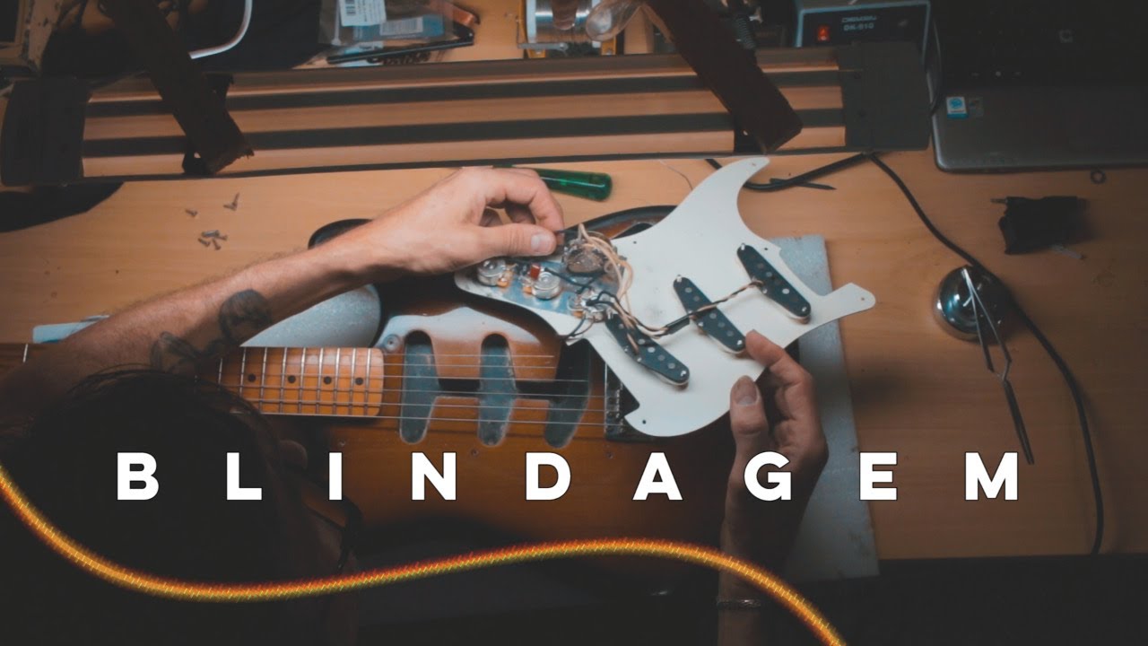 Blindagem em Stratocaster - Antes e depois!