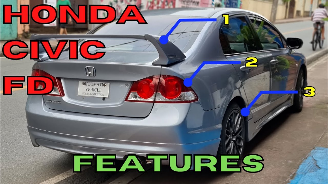 Honda Civic FD 2006 1.8S AT Features - FULL TOUR REVIEW