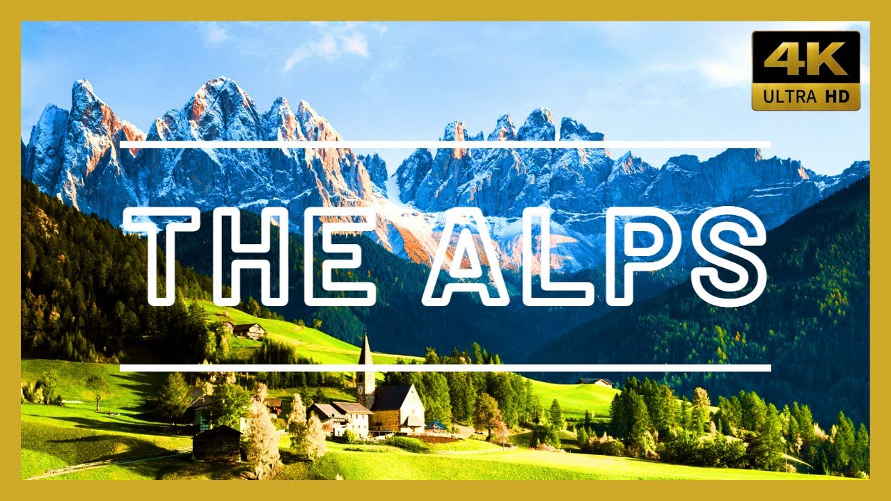 THE ALPS 4K | UHD | WITH INFO | 60FPS | HDR 10+ | DOLBY VISION | DOLBY ATMOS | AERIAL DRONE VIEW |
