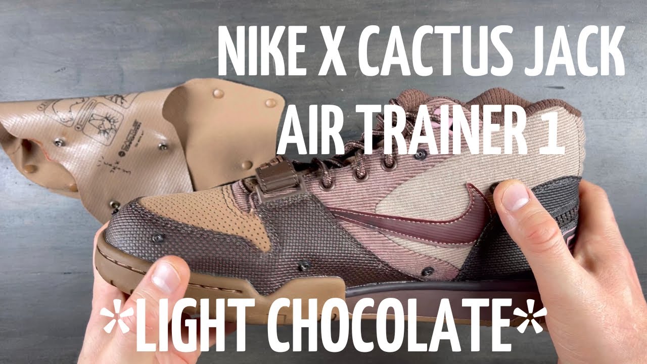 ОНИ ВЫШЛИ ЧЁТКО ПО СЕЗОНУ! Nike x Cactus Jack Air Trainer 1 *Light Chocolate* 😎