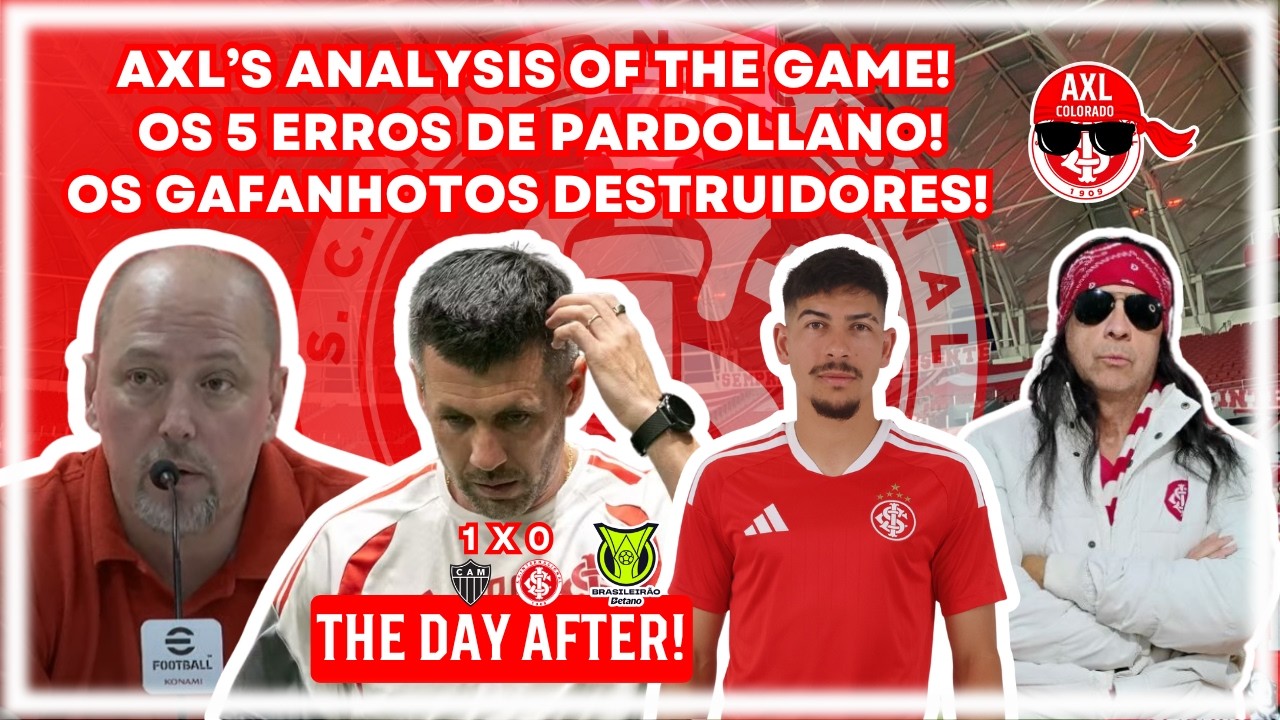 Inter: Análise do jogo! | Os 5 erros de Pardollano! | Os gafanhotos destruidores!