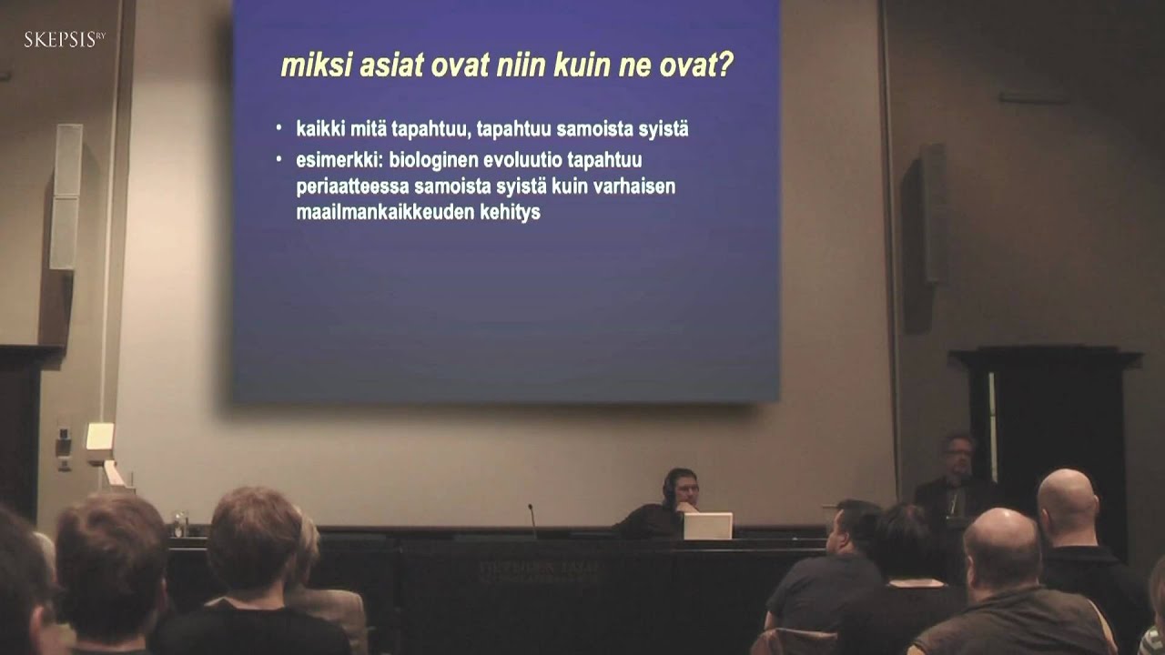 Skepsis esittää: Kari Enqvist "Selittelyjä" (osa 1 / 4)