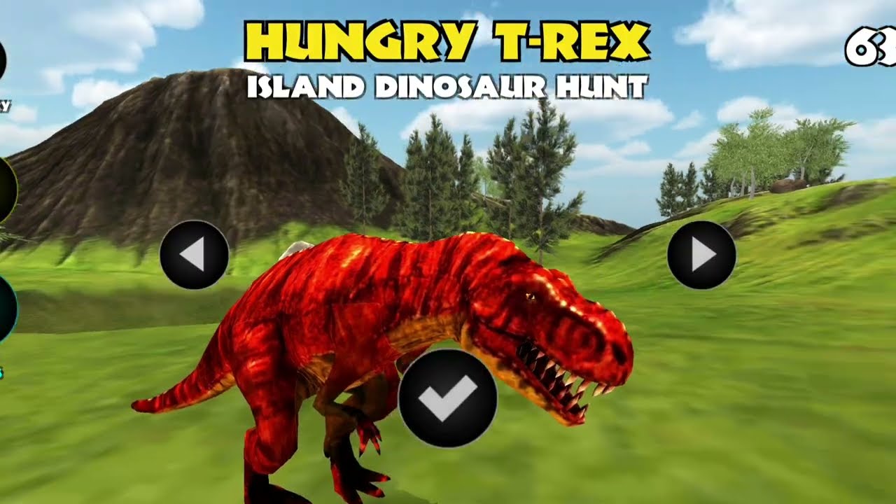 Hungry T-rex Island Dinosaur Hunt Android Gameplay