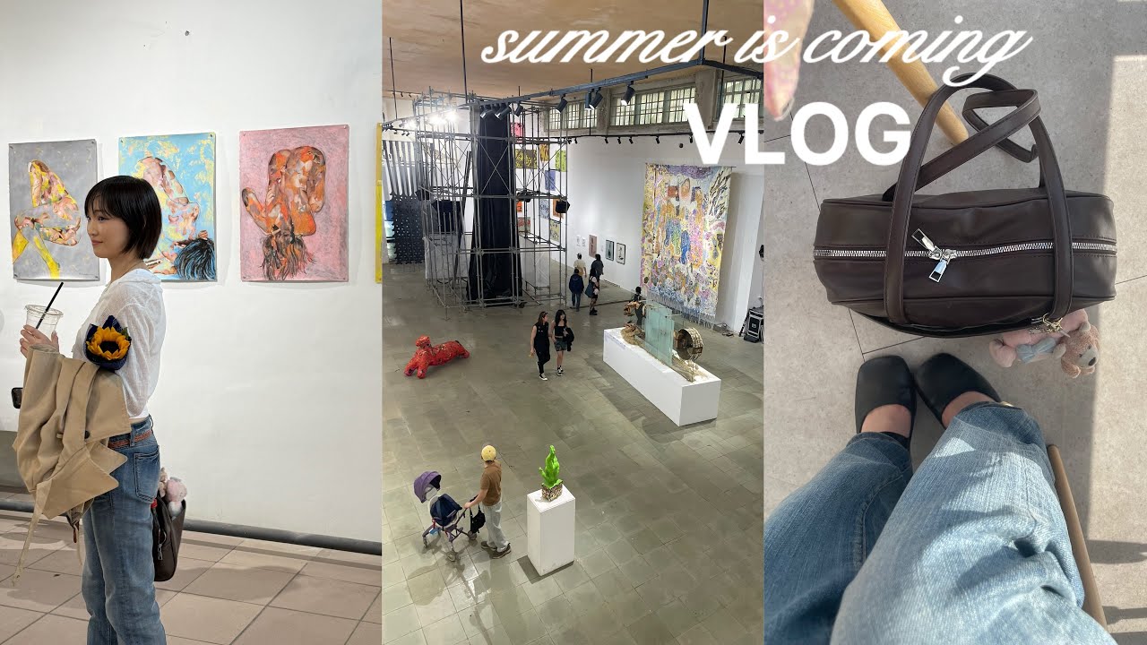 vlog🦢: last week of uni, art week, going on a date, job as a part timer, cute places, foods etc