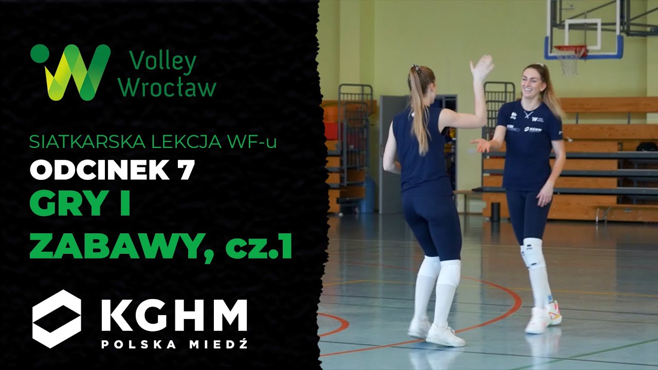 Siatkarska Lekcja WF-u 2, odc. 7, Gry i zabawy siatkarskie cz. 1.
