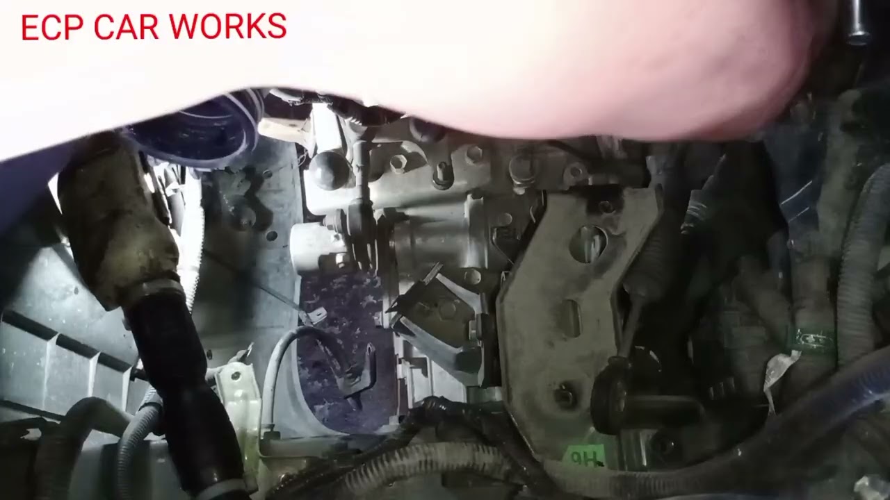Toyota Vios 2015 Pull down Transmission Crankshaft Rear Oil Seal Leak