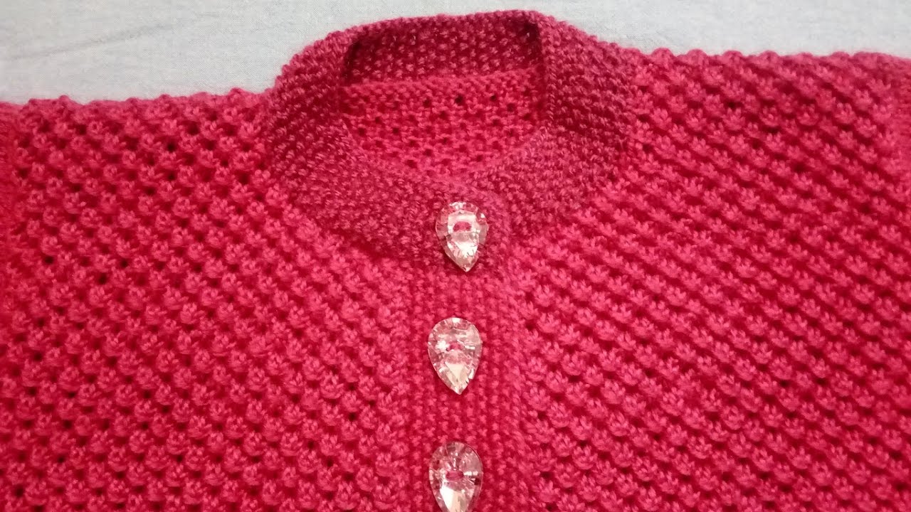 How to Knit Round Neck (step by step)