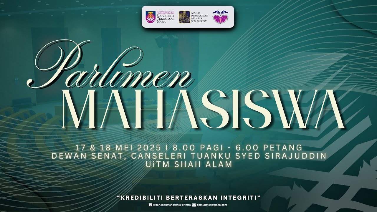 PARLIMEN MAHASISWA KALI KE-3 SIDANG PERTAMA UiTM SHAH ALAM SESI 3