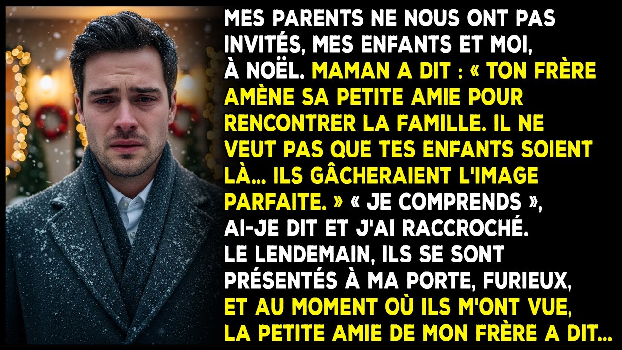 Mes parents ont exclu mes enfants de Noël pour « l’image parfaite » de mon frère.