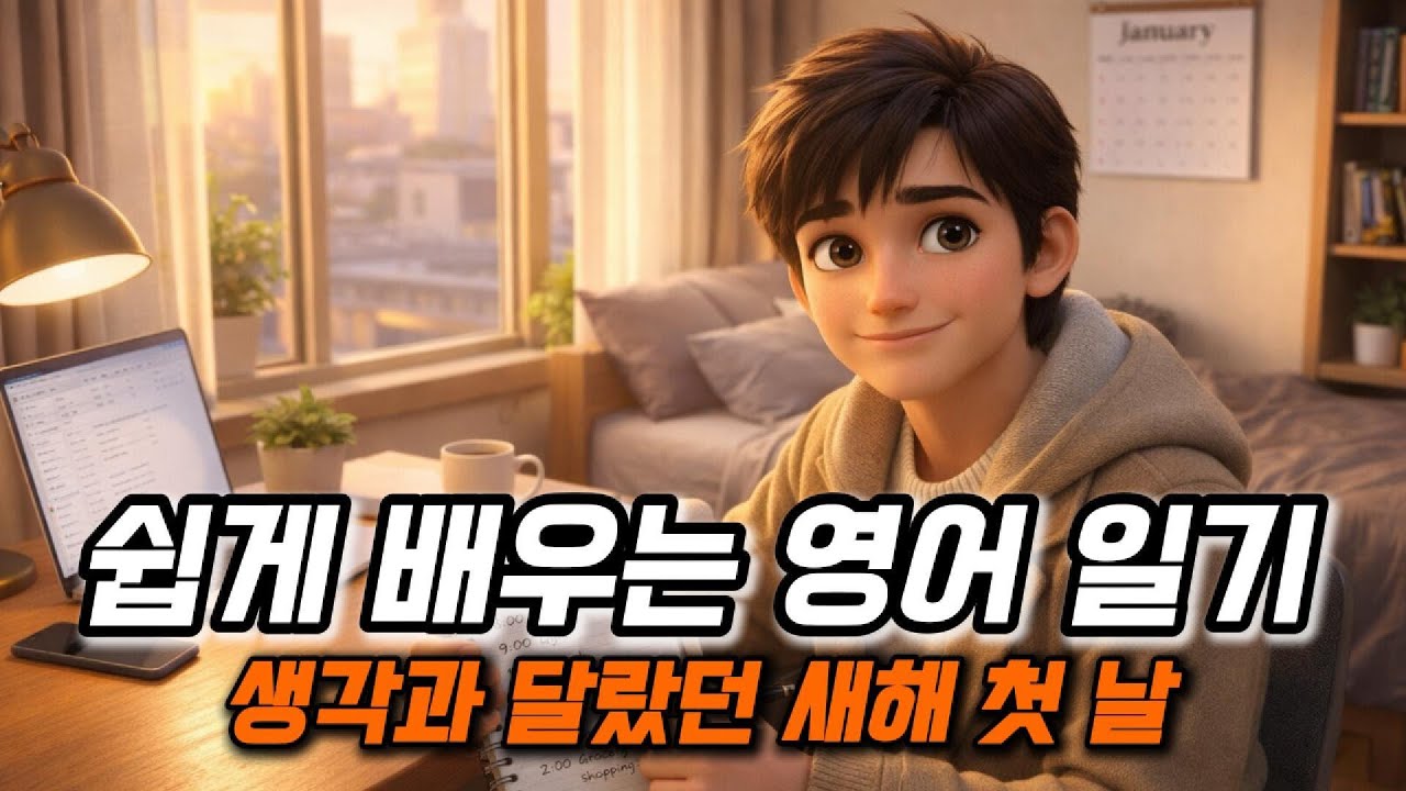 쉽게 배우는 영어 일기 - 생각과 달랐던 새해 첫 날