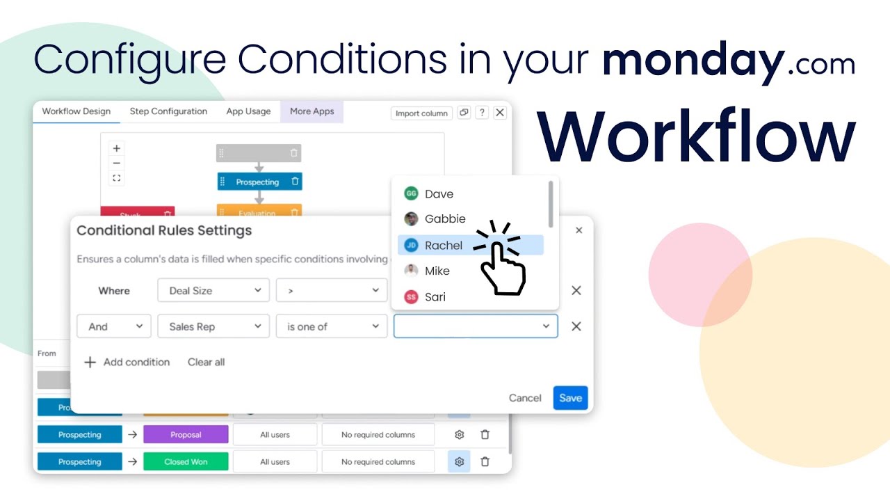 How to Configure Conditions (and Multiple Conditions) in your monday.com Workflow