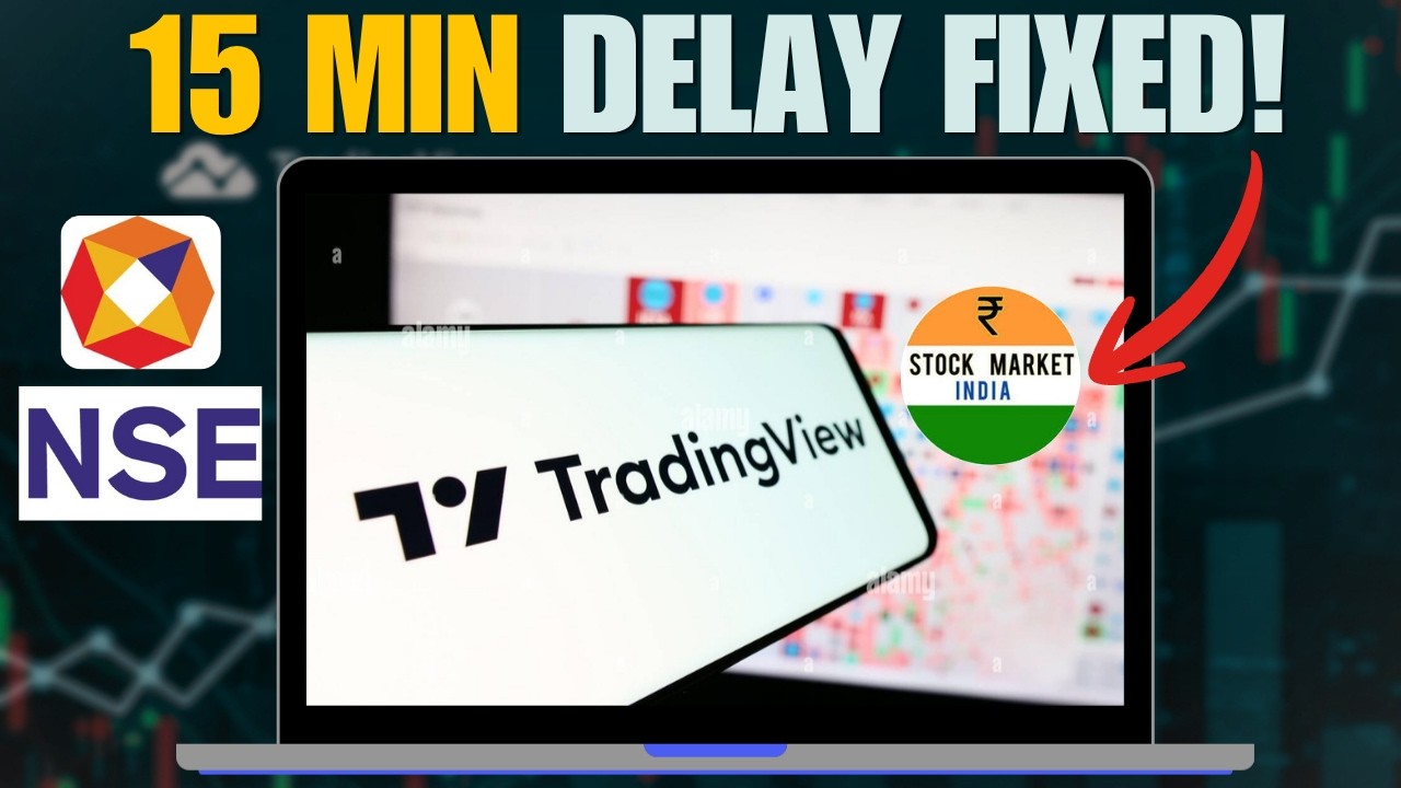 TradingView Indian Stock Data 15 Min Delay FIX! | Get Real Time NSE Data Again