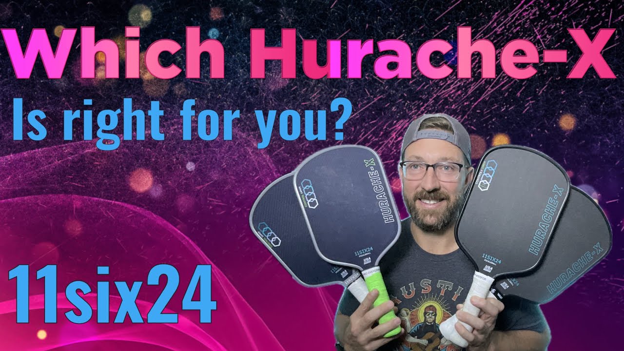 11six24 Hurache-X Review!  Which paddle is best for you? #podcast #pickleballpaddle #paddlereviews