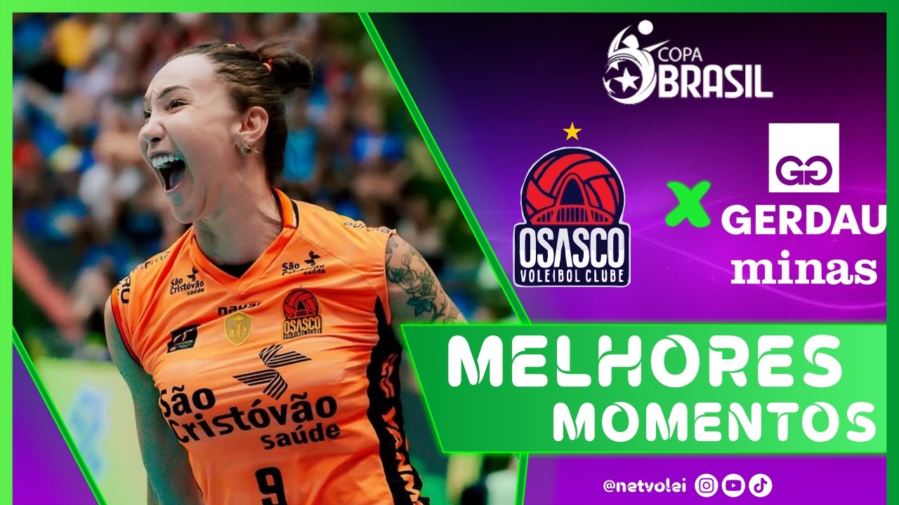 OSASCO CAMPEÃO | OSASCO 3x1 MINAS | Melhores Momentos | Final Copa Brasil 2026