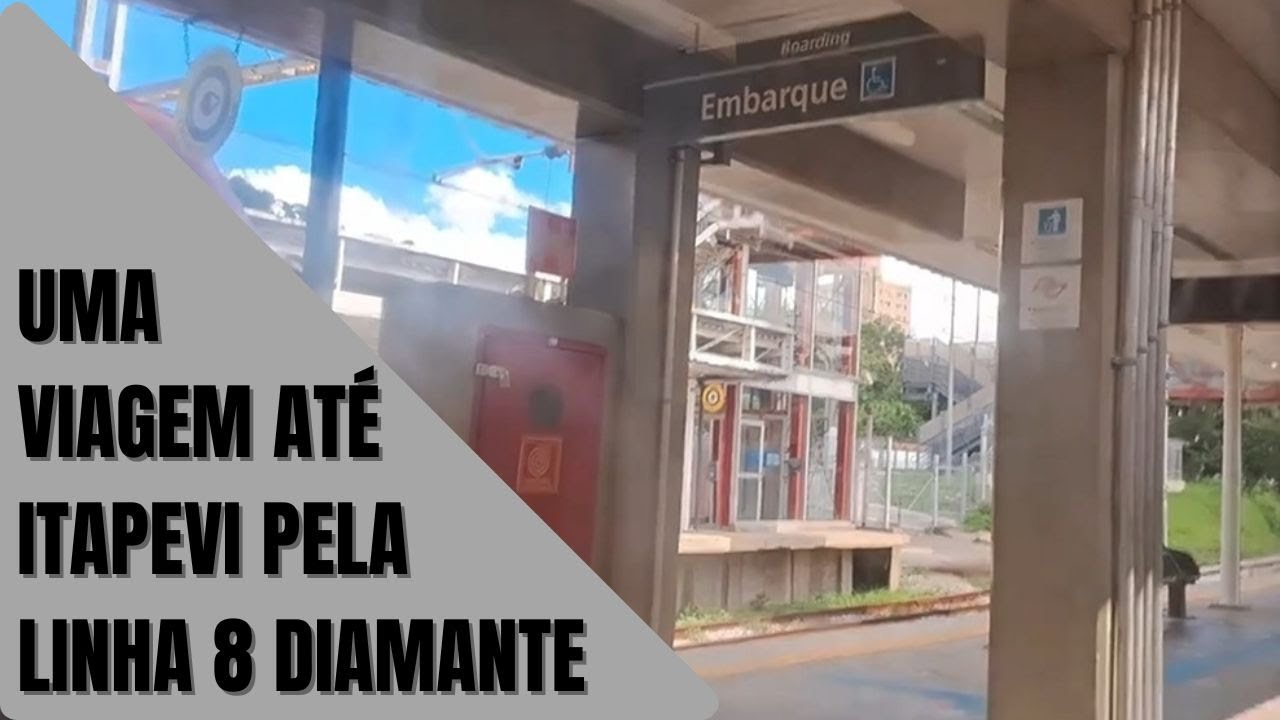 Uma Viagem Pela Linha 8 Diamante - Saindo da Estação Júlio Prestes Até a Estação Itapevi