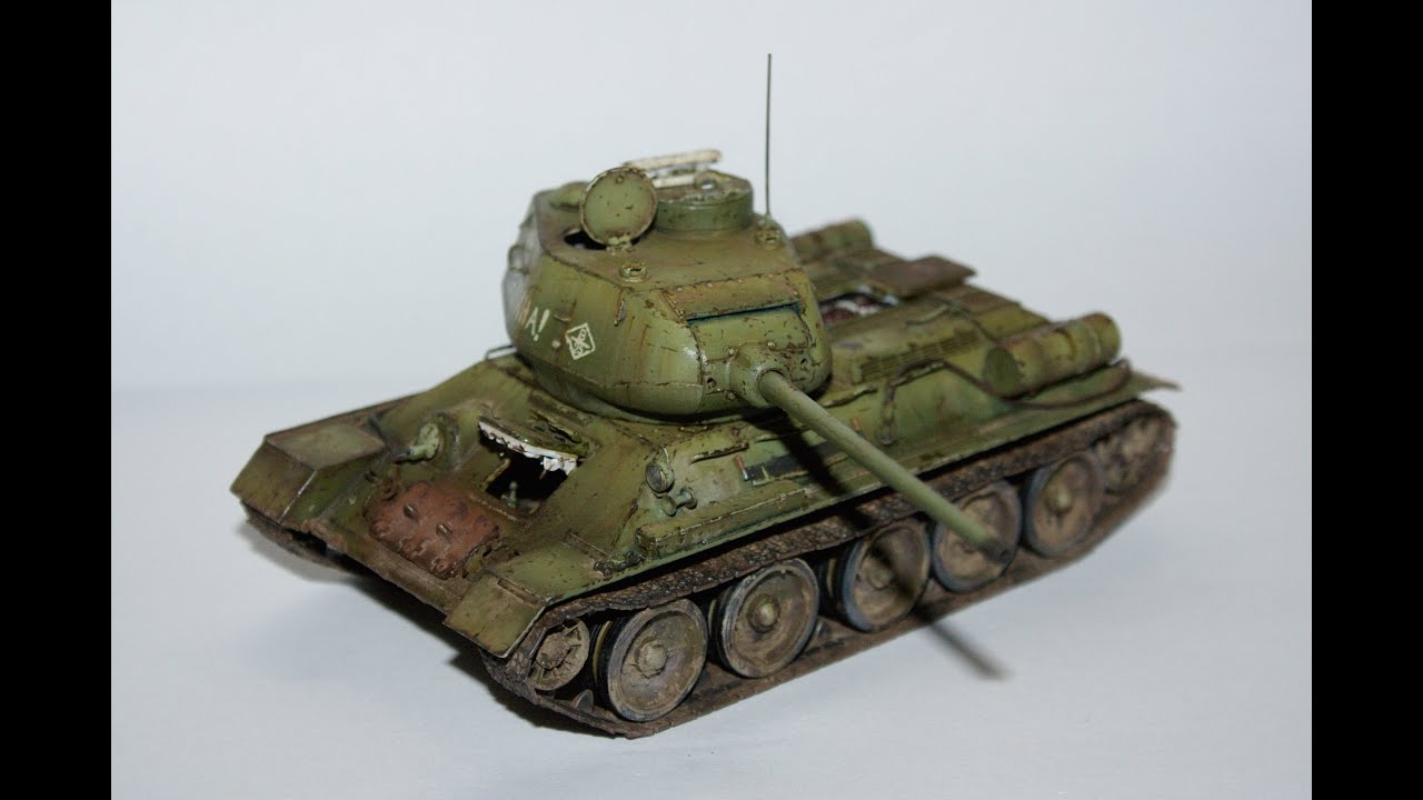 Building T-34/85, 1/48 scale Hobby Boss (Stavba modelu) CZ