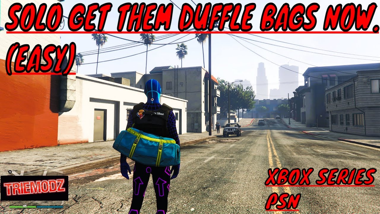 👀SOLO DUFFLE BAGS AND SAVE THEM🎒(GTA ONLINE)EASY #ONLINE #SOLO #DUFFLE #BAGS #SAVE #THEM #GTA #EASY