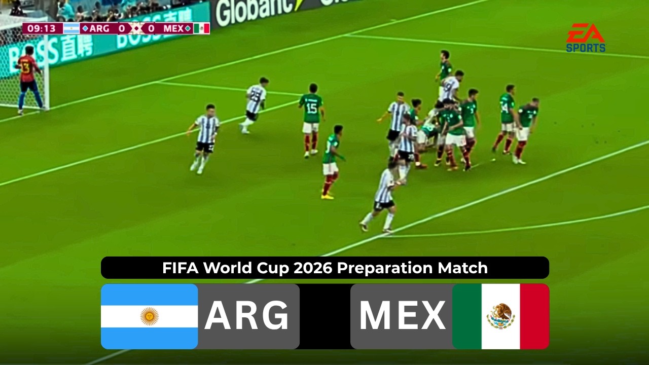 WC26 | Argentina vs Mexico | FIFA World Cup 2026 Preparation Showdown | EA Sports FIFA23