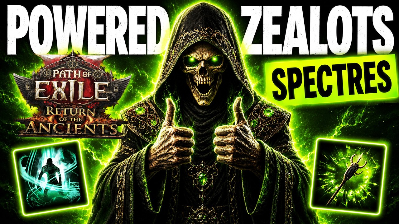THE CRAZIEST POWERED ZEALOTS SPECTRE BUILD IN 0.5! POE2 Minion Build 0.5 (NEW META)