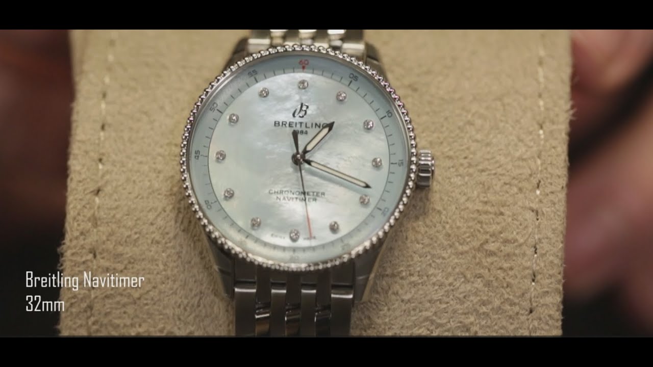 Discover Elegance: Breitling Navitimer 32mm Ladies Watch with Lab-Grown Diamond Dial Review