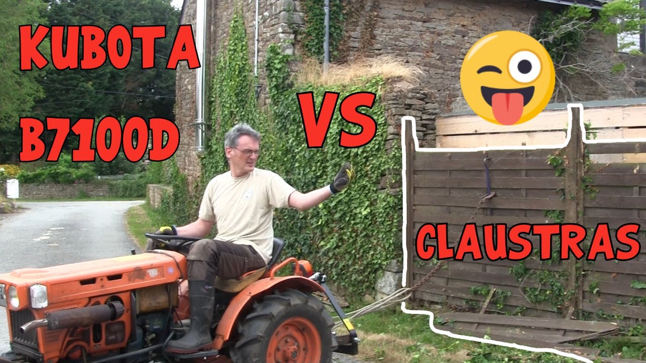 Kubota B7100D vs Claustras