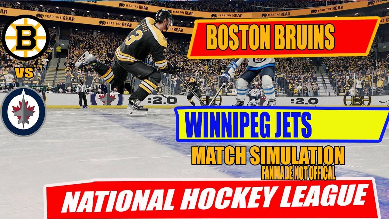 Boston Bruins vs Winnipeg Jets 🔥 NHL Match Simulation | Full Game