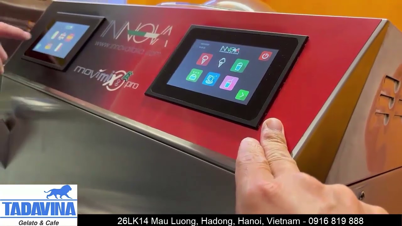M&aacute;y l&agrave;m kem cứng kết hợp m&aacute;y thanh tr&ugrave;ng Movimix 30 A plus PRO - Innova Italia