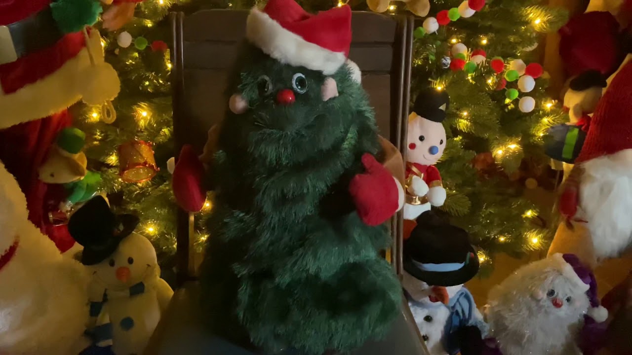 Northern D'Lite Rock A Long Animated Christmas Tree Decoration ( Green Version )