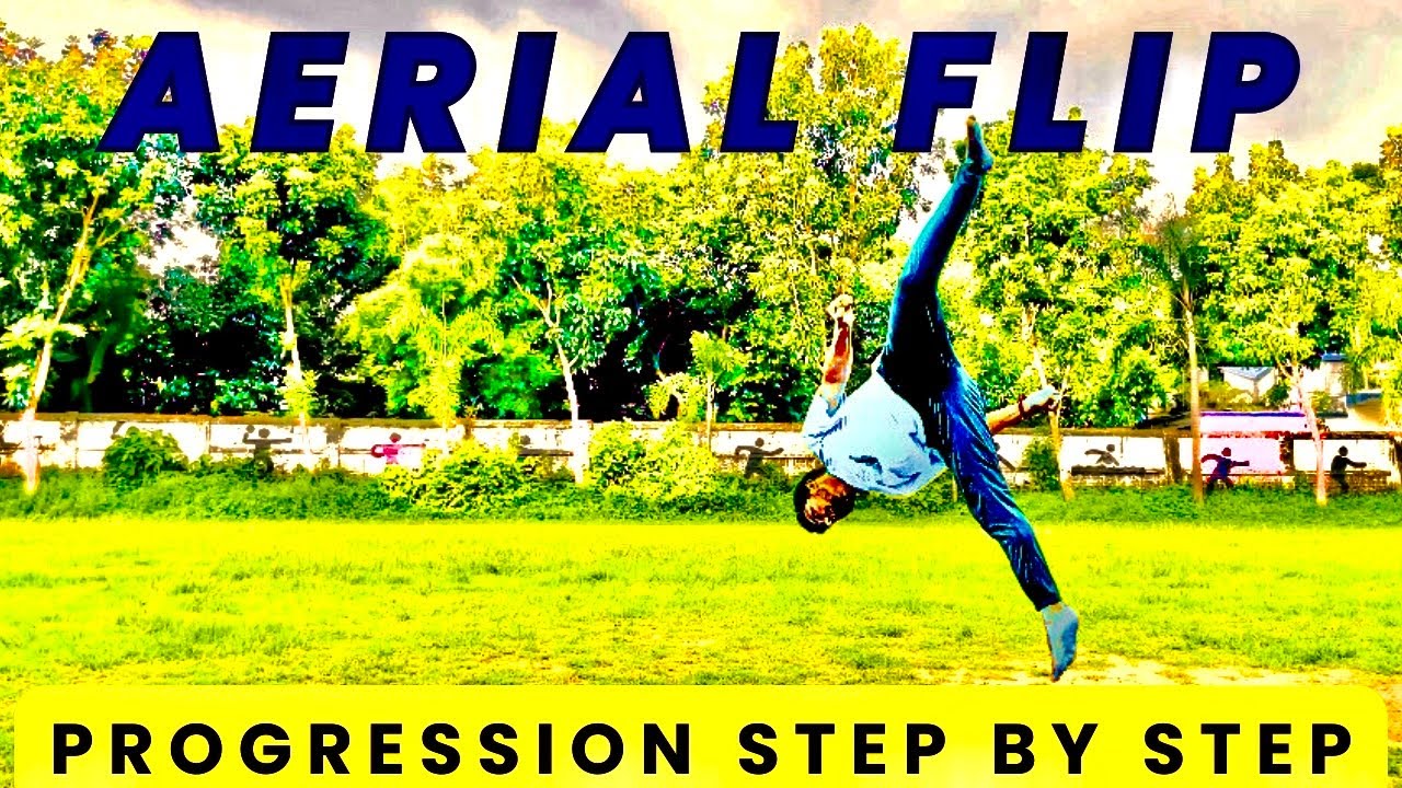 How to do a tricking aerial for beginners 💚✨, aerial flip progression💪🏻, aerial flip kaise sikhe🔥😍