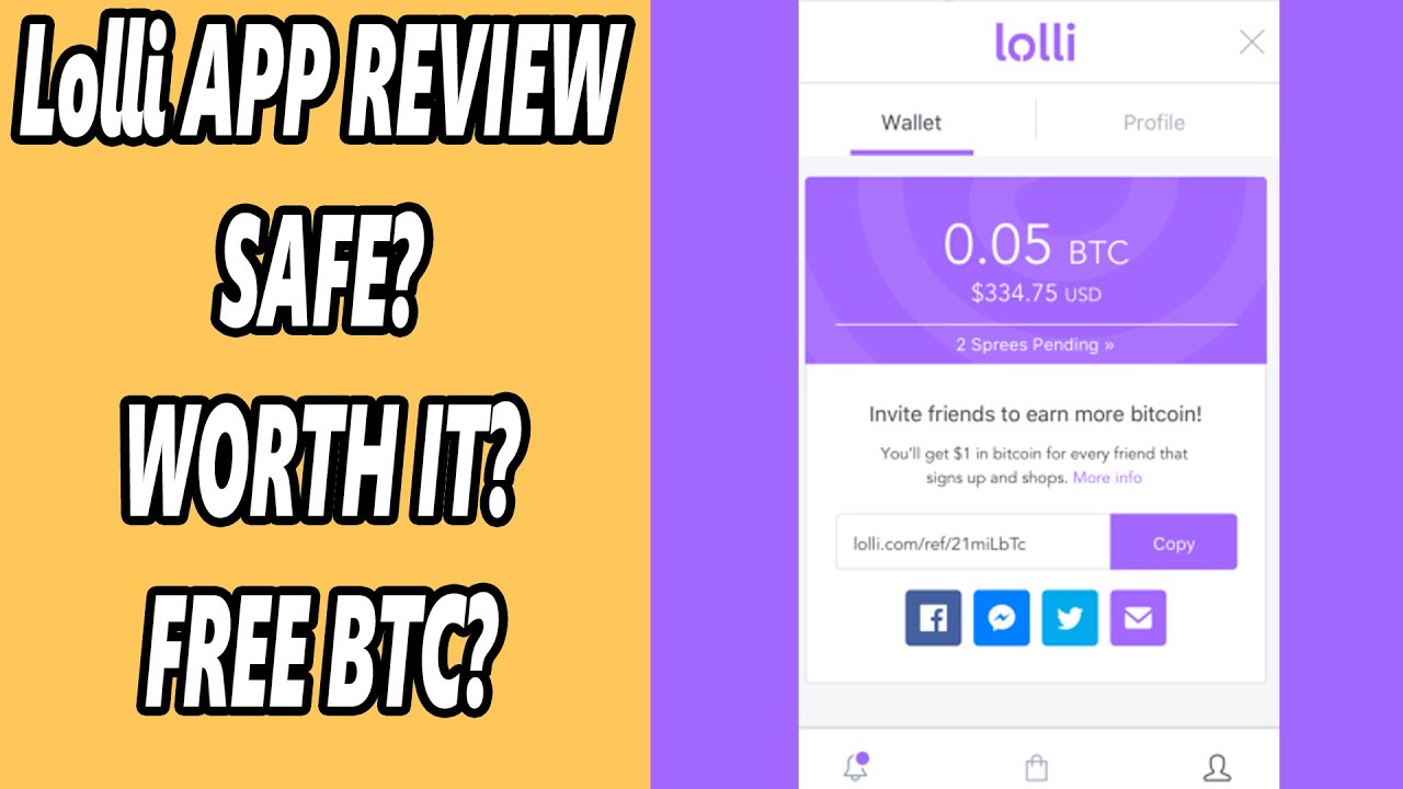 Lolli App Review - Legit? Good? Worth it? (Earn Free BTC)