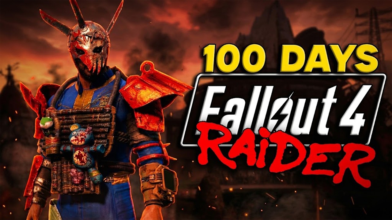 I Survived 100 Days in Fallout 4 as a Raider... And This is What Happened...