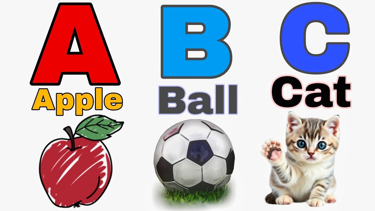 Abcd | A for apple | abcd phonics song nursery rhymes | abcd for children 