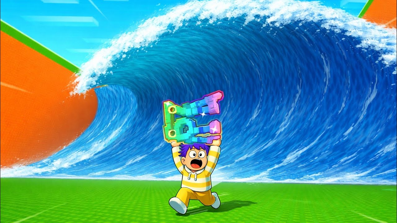 AKU SELAMATKAN BRAINROT SECRET DARI TSUNAMI! Roblox Escape Tsunami For Brainrot Indonesia