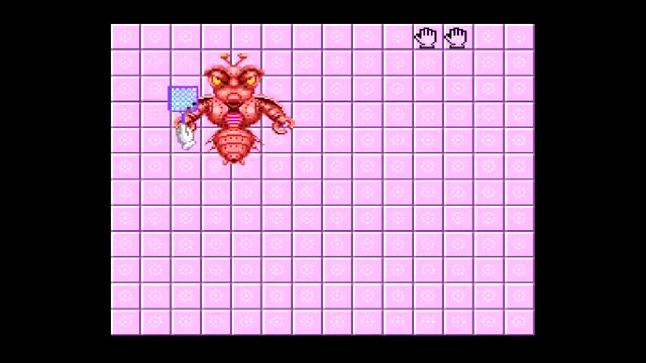 マリオペイント（元祖）ハエ叩きゲーム　レベル１～３