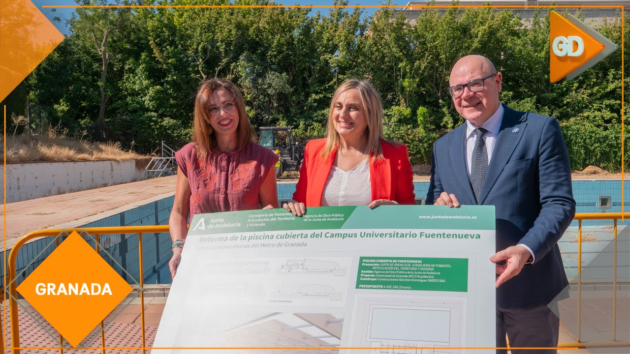 Inician la esperada reforma de la piscina universitaria de Fuentenueva en Granada