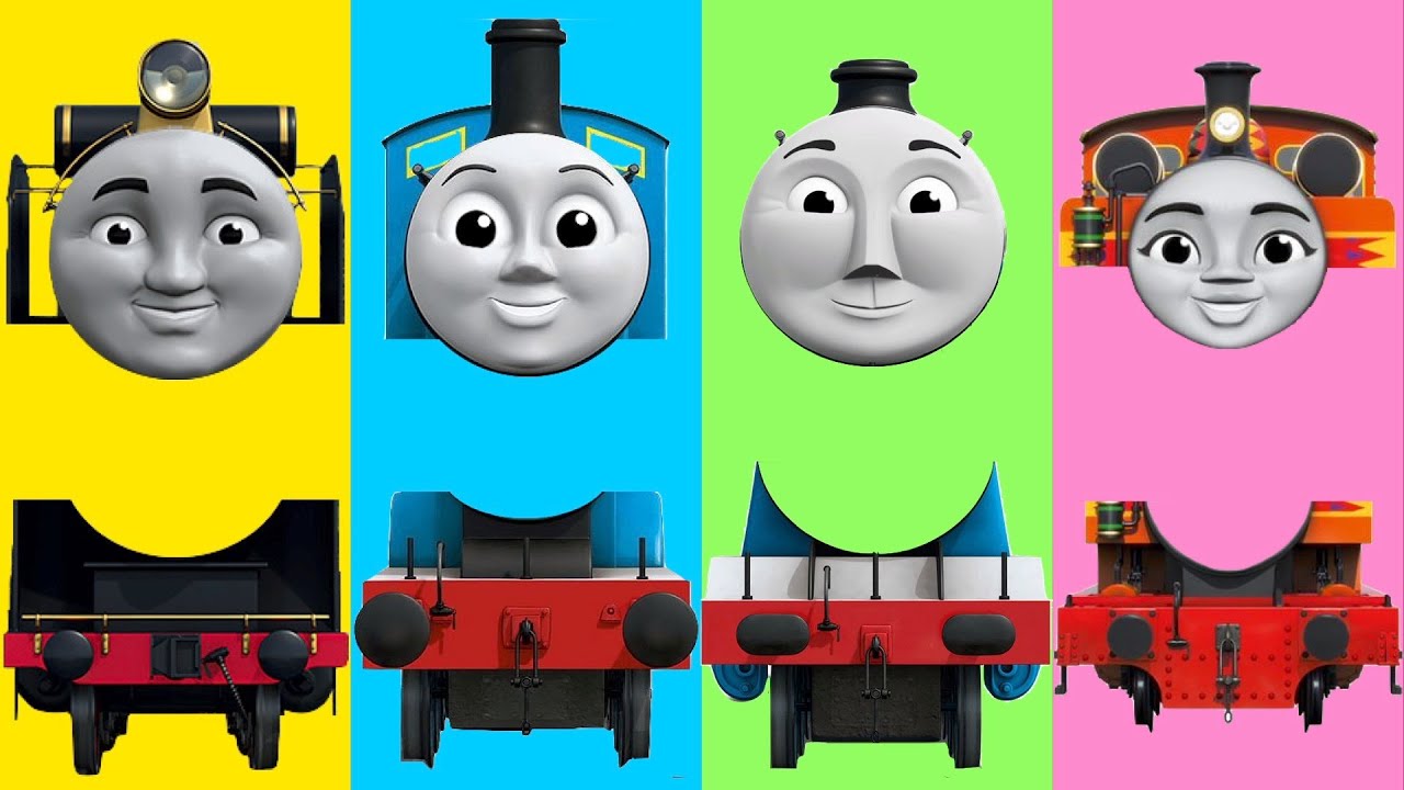 トーマスのおかおはどれだ？#2　きかんしゃトーマス　電車　プラレール　おもちゃ　アニメ　パズル　知育　教育　幼児　赤ちゃん　Wrong Head  Thomas & Friends