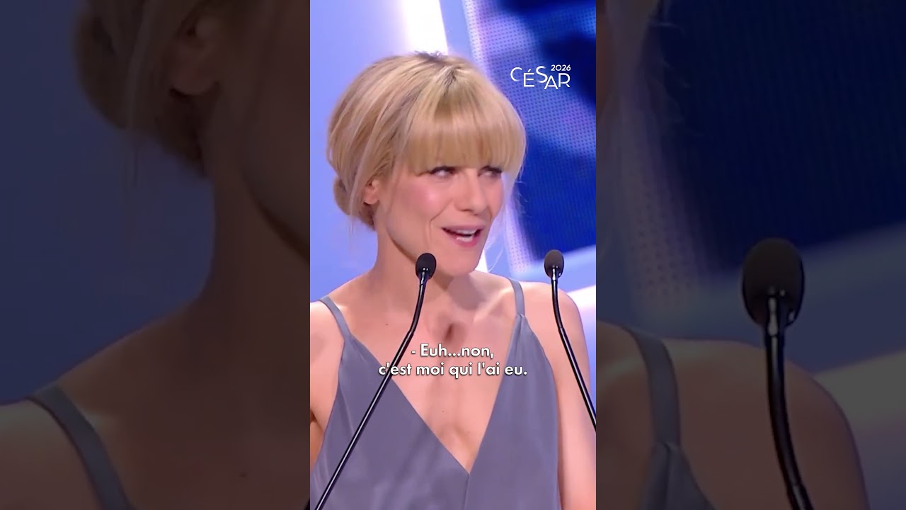 Marina Fo&iuml;s en plein d&eacute;ni lors de la 38e C&eacute;r&eacute;monie des C&eacute;sar en 2013 🤣