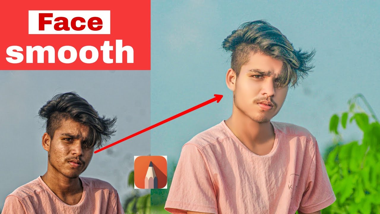 Autodesk sketchbook editing face smooth and white editing face smooth editing smooth photo editing
