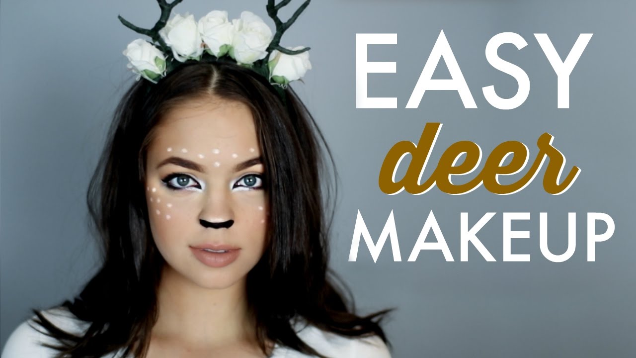 EASY Halloween Makeup Tutorial: Deer Inspired!